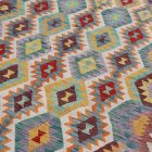 Ručně tkaný Kelim Chobi 196x296 afghánský vlněný koberec Kilim