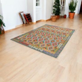 Afghánský koberec Kelim Chobi 200x295 etnický ručně tkaný Kilim