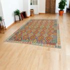 Ručně tkaný Kelim Chobi 204x293 afghánský vlněný koberec Kilim