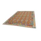 Ručně tkaný Kelim Chobi 204x293 afghánský vlněný koberec Kilim