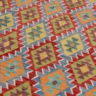 Ručně tkaný Kelim Chobi 204x293 afghánský vlněný koberec Kilim