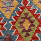 Ručně tkaný Kelim Chobi 204x293 afghánský vlněný koberec Kilim