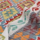 Ručně tkaný Kelim Chobi 204x293 afghánský vlněný koberec Kilim