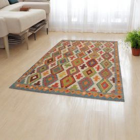 Koberec Kelim Chobi 200x288 afghánský ručně tkaný Kilim