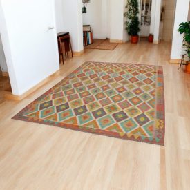 Koberec Kelim Chobi 208x306 afghánský ručně tkaný Kilim