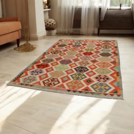   Koberec Kelim Maimana 205x307 afghánský ručně tkaný koberec Kilim
