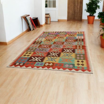 Koberec Kelim Maimana 196x297 afghánský ručně tkaný koberec Kilim
