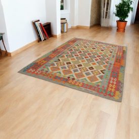   Koberec Kelim Maimana 202x297 afghánský ručně tkaný koberec Kilim