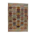 Ručně tkaný Kelim Chobi 212x294 afghánský vlněný koberec Kilim