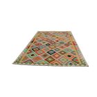 Etnický koberec Kelim Chobi 195x303 ručně tkaný Kilim