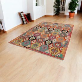 Koberec Kelim Maimana 199x289 afghánský ručně tkaný koberec Kilim