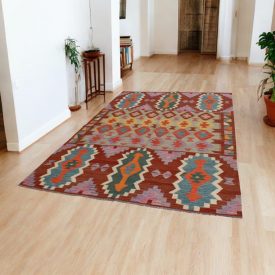 Koberec Kelim Chobi 194x297 afghánský ručně tkaný Kilim