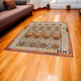 Etnický koberec Kelim Chobi 199x300 ručně tkaný Kilim