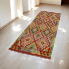 Ručně tkaný Kelim 88x290 afghánský vlněný koberec Kilim
