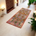 Etnický Běhoun koberec Kilim 63x202 ručně tkaný Kilim