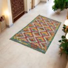 Afghánský Běhoun Kelim Chobi 80x192 etnický ručně tkaný koberec Kilim