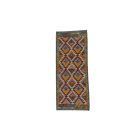 Afghánský Běhoun Kelim Chobi 80x192 etnický ručně tkaný koberec Kilim