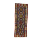 Ručně tkaný Kelim Chobi 80x207 afghánský vlněný koberec Kilim