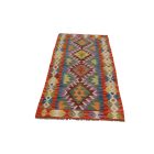 Ručně tkaný Kelim Chobi 80x207 afghánský vlněný koberec Kilim