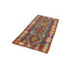 Ručně tkaný Kelim Chobi 80x207 afghánský vlněný koberec Kilim