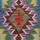 Ručně tkaný Kelim Chobi 80x207 afghánský vlněný koberec Kilim