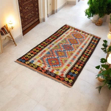 Afghánský Běhouný Kilim Chobi 78x197 ručně tkaný koberec Kelim