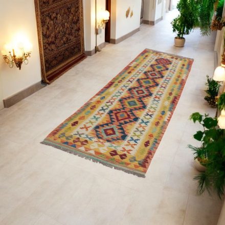 Afghánský Běhouný Kilim Chobi 84x295 ručně tkaný koberec Kelim