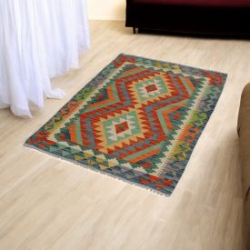 Afghánský Kelim Chobi 91x135 ručně tkaný koberec Kelim