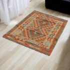 Ručně tkaný Kelim Chobi 80x113 afghánský vlněný koberec Kilim