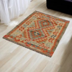 Ručně tkaný Kelim Chobi 80x113 afghánský vlněný koberec Kilim