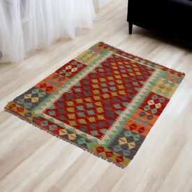 Koberec Kelim Maimana 85x125 afghánský ručně tkaný koberec Kilim