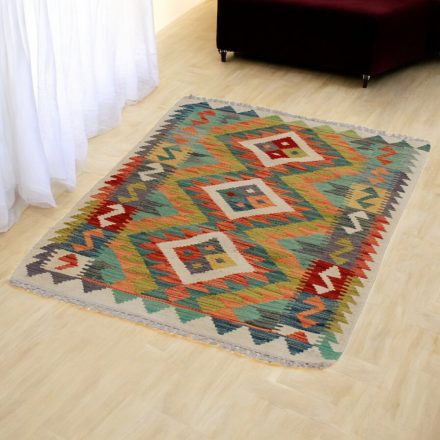 Vlněný koberec Kelim Chobi 85x115 ručně tkaný Afghánský Kelim