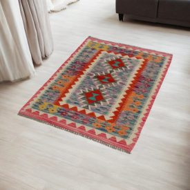 Etnický koberec Kelim Chobi 80x121 ručně tkaný Kilim
