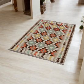 Etnický koberec Kelim Chobi 101x151 ručně tkaný Kilim