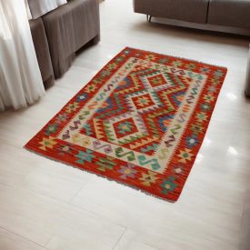 Koberec Kelim Chobi 96x157 afghánský ručně tkaný Kilim