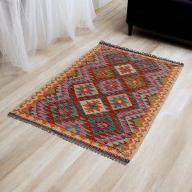 Afghánský Kelim Chobi 97x147 ručně tkaný koberec Kelim