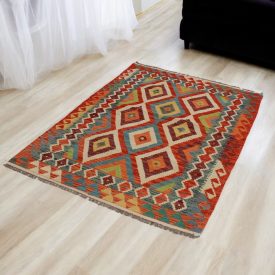 Etnický koberec Kelim Chobi 105x163 ručně tkaný Kilim