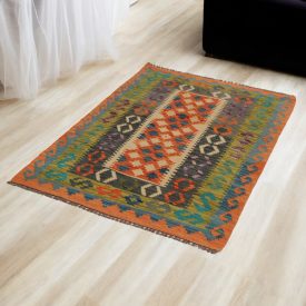 Koberec Kelim Maimana 103x152 afghánský ručně tkaný koberec Kilim