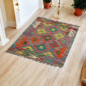 Koberec Kelim Chobi 62x89 afghánský ručně tkaný Kilim