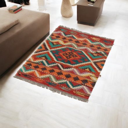 Ručně tkaný Kilim Chobi 63x90 afghánský vlněný koberec Kilim