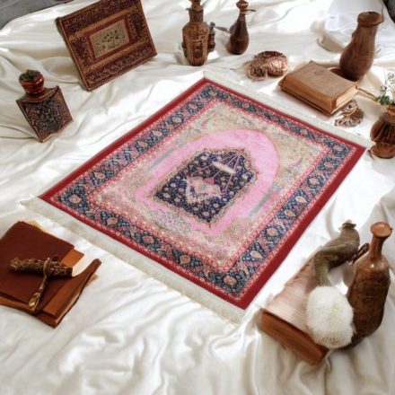 Modlitební koberec OTTOMAN 70x110 strojově tkaný hedvábný koberec