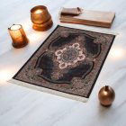 Hedvábný koberec strojově tkaný ROYAL 70x110 tenký turecký koberec