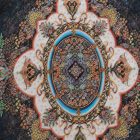 Hedvábný koberec strojově tkaný ROYAL 70x110 tenký turecký koberec