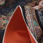 Hedvábný koberec strojově tkaný ROYAL 70x110 tenký turecký koberec