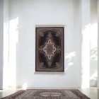 Hedvábný koberec strojově tkaný ROYAL 70x110 tenký turecký koberec