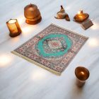 Hedvábný koberec strojově tkaný SILKEN 70x110 akrylový turecký koberec