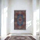 Hedvábný koberec strojově tkaný SILKEN 70x110 akrylový turecký koberec