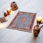 Hedvábný koberec strojově tkaný SILKEN 70x110 akrylový turecký koberec