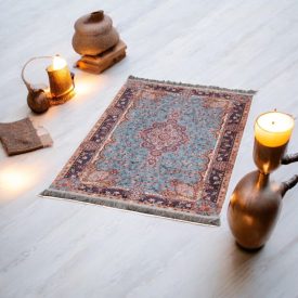   Hedvábný koberec strojově tkaný SILKEN 70x110 akrylový turecký koberec