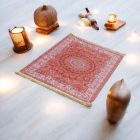 Hedvábný koberec strojově tkaný SILKEN 70x110 akrylový turecký koberec